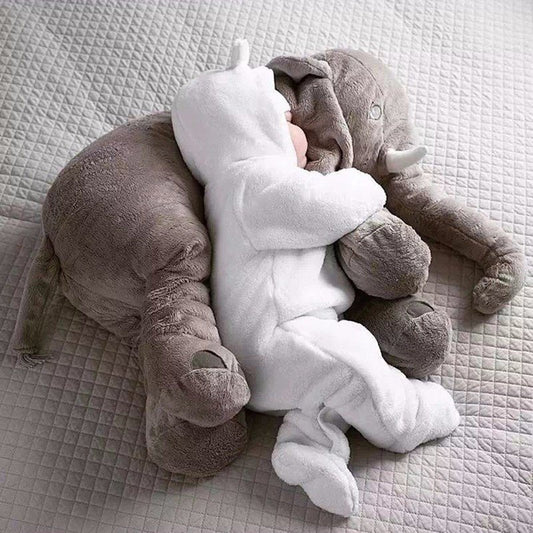 60cm Plush Elephant Toy Baby Sleeping Back Cushion