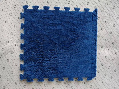 Soft Plush Interlocking Kids Play Mat Tiles – 30×30 cm