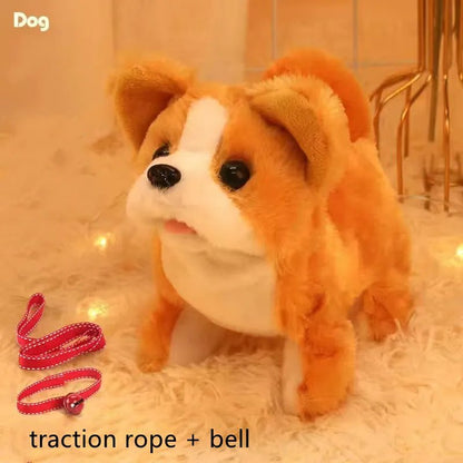 Interactive Walking & Barking Plush Puppy - Montessori Toy