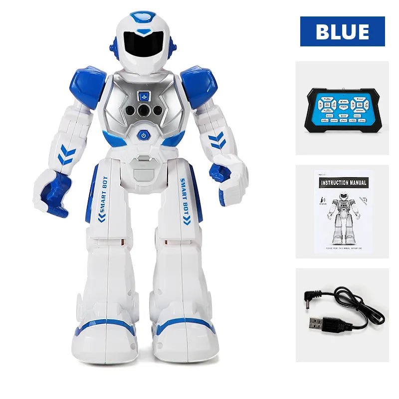 Mechanical Police Robot, Infrared Sensor, Singing, for Kids