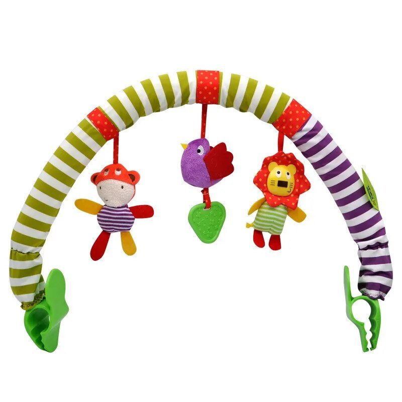 Baby Crib & Stroller Play Arch with Hanging Bell - Newborn to 3 Years