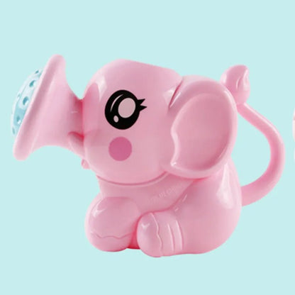 Elephant Water Spray Baby Bath Toy with Storage Mesh Bag