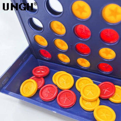 Classic Family Board Game: Four in a Row Bingo Chess