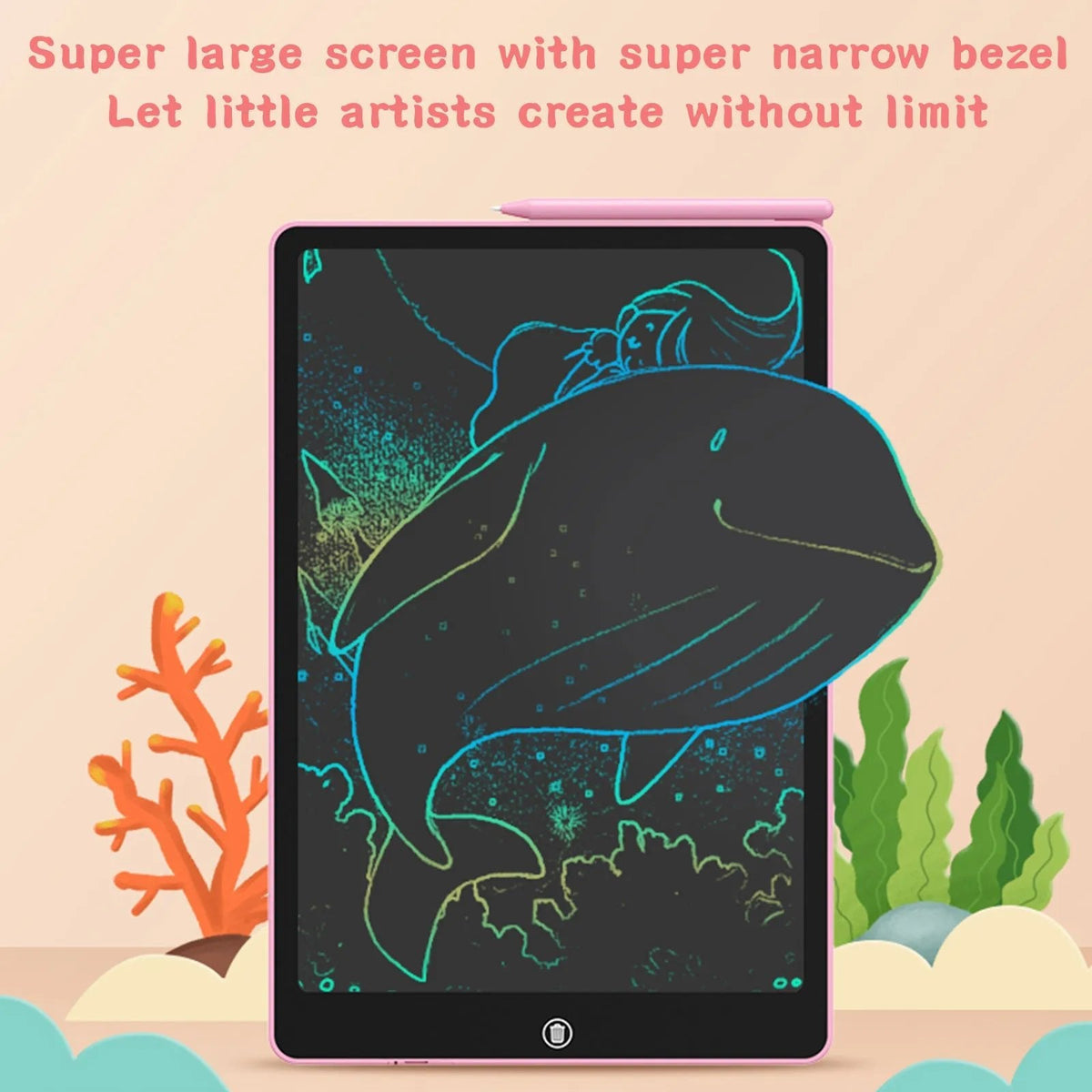 LCD Drawing Tablet: Educational Toy for Kids