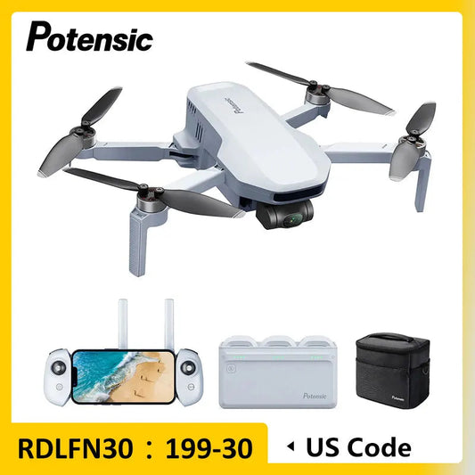 Potensic ATOM C0 Mini Drone – 4K Camera, 3-Axis Gimbal, GPS