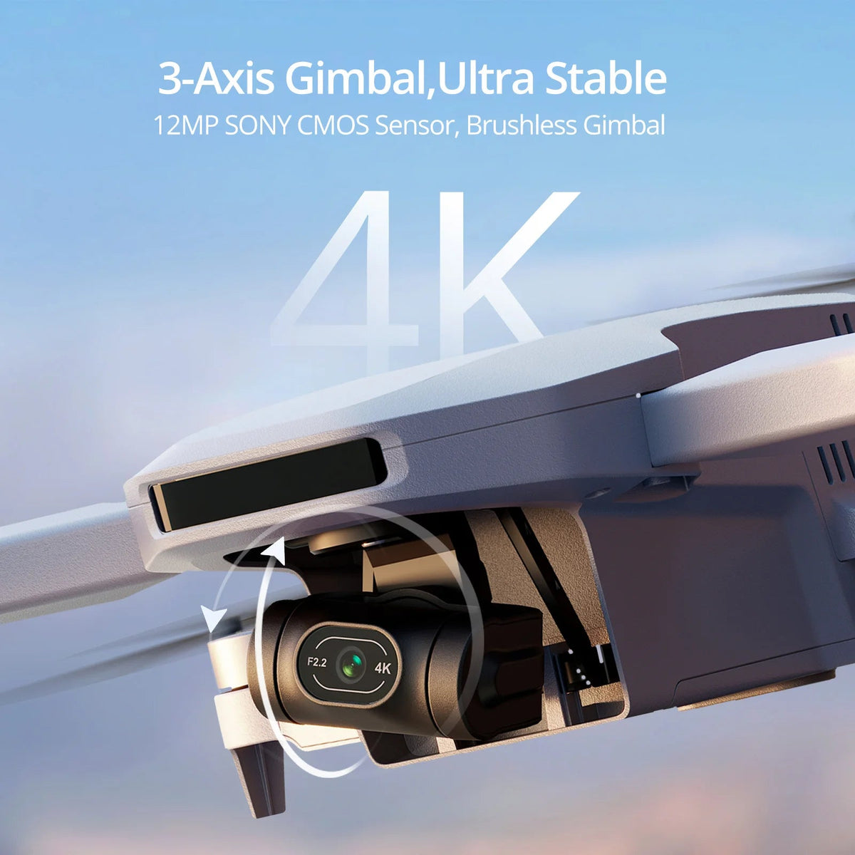 Potensic C0/ATOM Mini Drone with 3-Axis 4K Camera