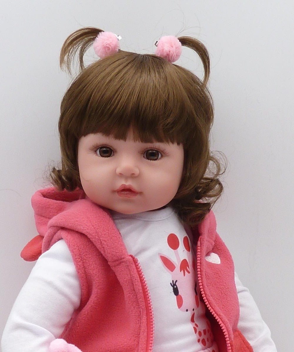47cm soft silicone reborn toddler baby dolls