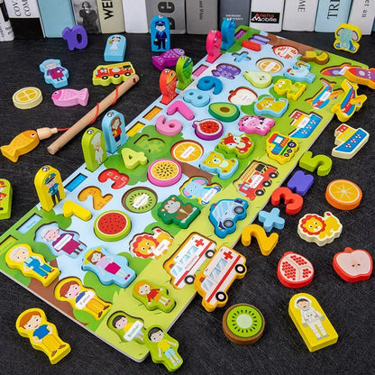 Montessori Wooden Math Puzzle: Kids' Educational Toy