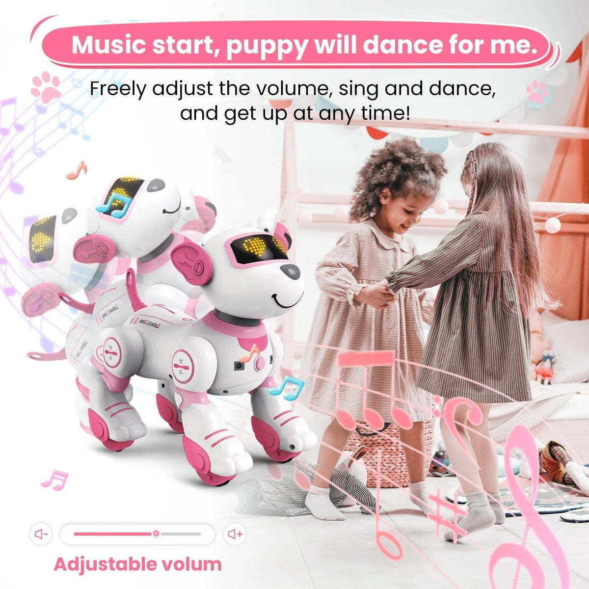 Stunt Walking Robot Dog: Remote Control Pet Toy