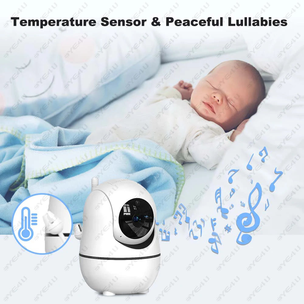 5" PTZ Video Baby Monitor with 300m Range