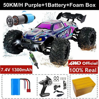 4WD RC Off-Road Drift Car - Super Brushless 50/80KM/h Toy