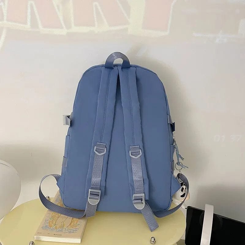 Pink & Purple High School Backpack for Girls