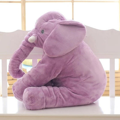 60cm Plush Elephant Toy Baby Sleeping Back Cushion