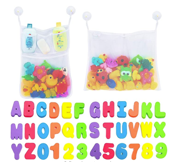 2 x Mesh Bath Toy Organizer