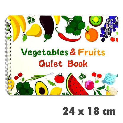 Quiet Busy Book: Montessori Activity Board for Early Baby &amp; Toddler Learning