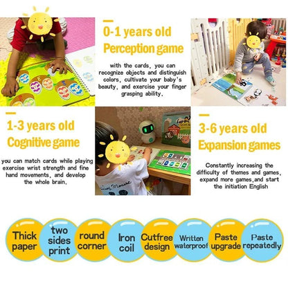 Quiet Busy Book: Montessori Activity Board for Early Baby &amp; Toddler Learning