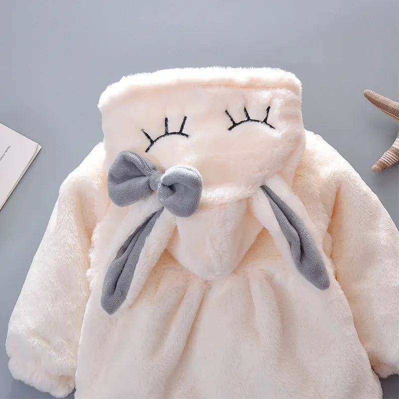 Rabbit Ears Jacket: Winter Hooded Coat for Toddlers