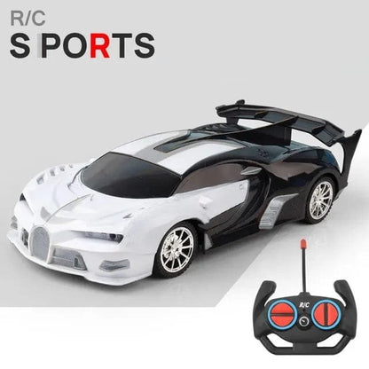 1/18 RC Sports Car with LED Light - 2.4G High-Speed Drift Toy