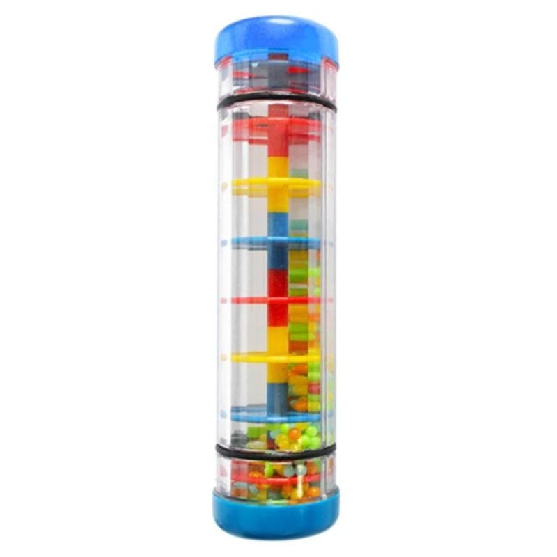 Rainbow Rain Rainmaker - A Rain Stick Musical Toy for Sound Exploration