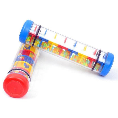 Rainbow Rain Rainmaker - A Rain Stick Musical Toy for Sound Exploration