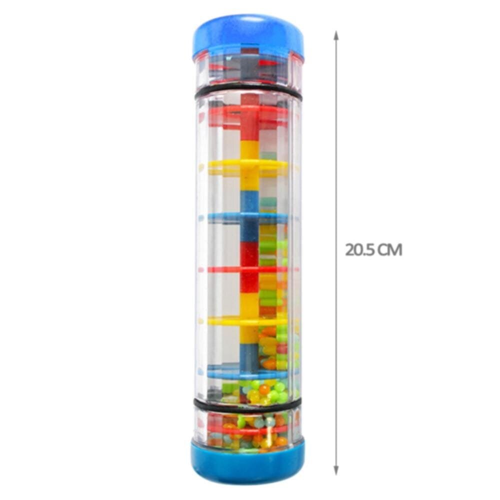 Rainbow Rain Rainmaker - A Rain Stick Musical Toy for Sound Exploration