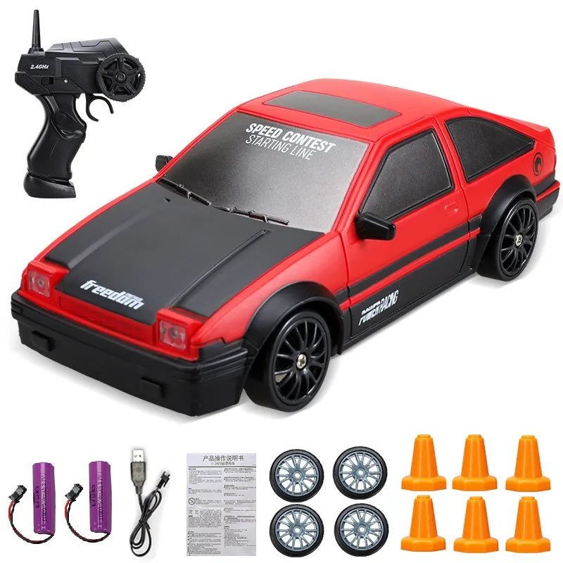 20Km/h Mini AE86 RC Drift Car - 1/24 Scale High-Speed Toy