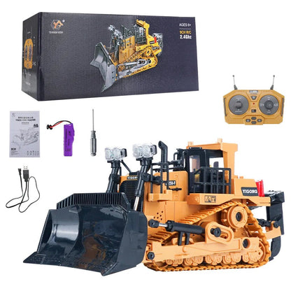 1:20 RC Excavator & Dumper, 2.4G Remote Control Truck for Kids