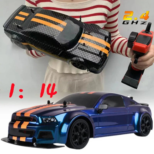 High-Speed 4WD RC Drift Car, 1:14 Scale, 30KM/H, 2.4G Remote