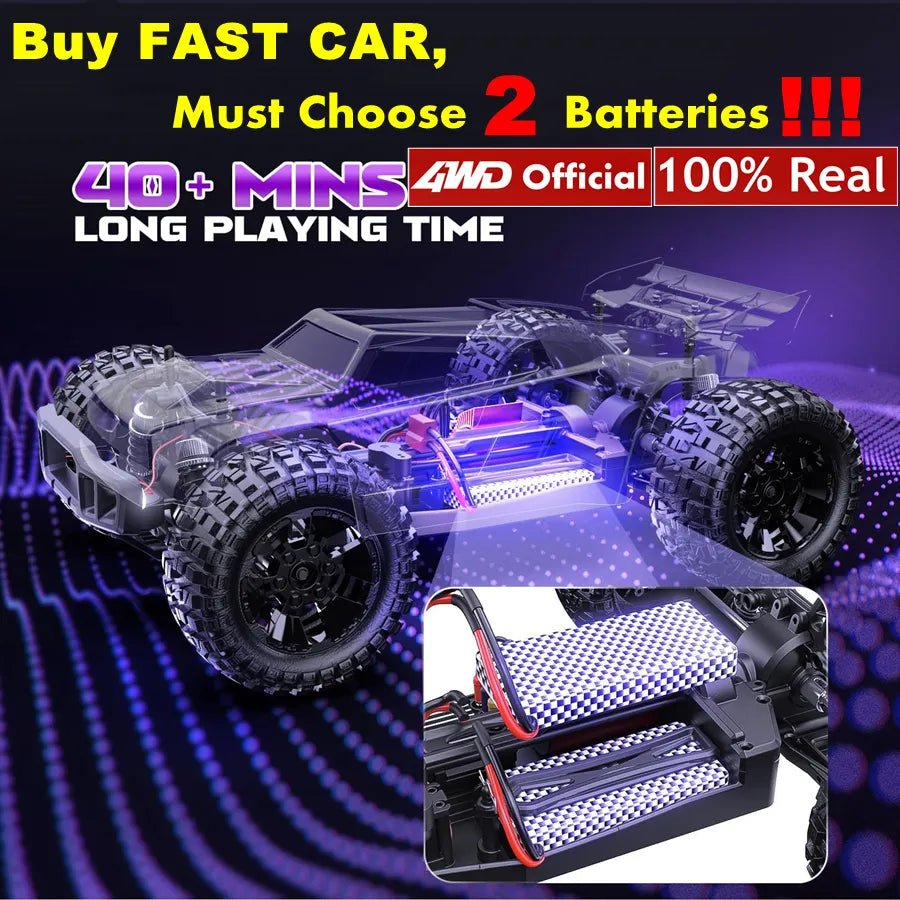 4WD RC Off-Road Drift Car - Super Brushless 50/80KM/h Toy