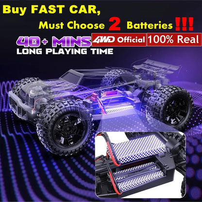 4WD RC Off-Road Drift Car - Super Brushless 50/80KM/h Toy