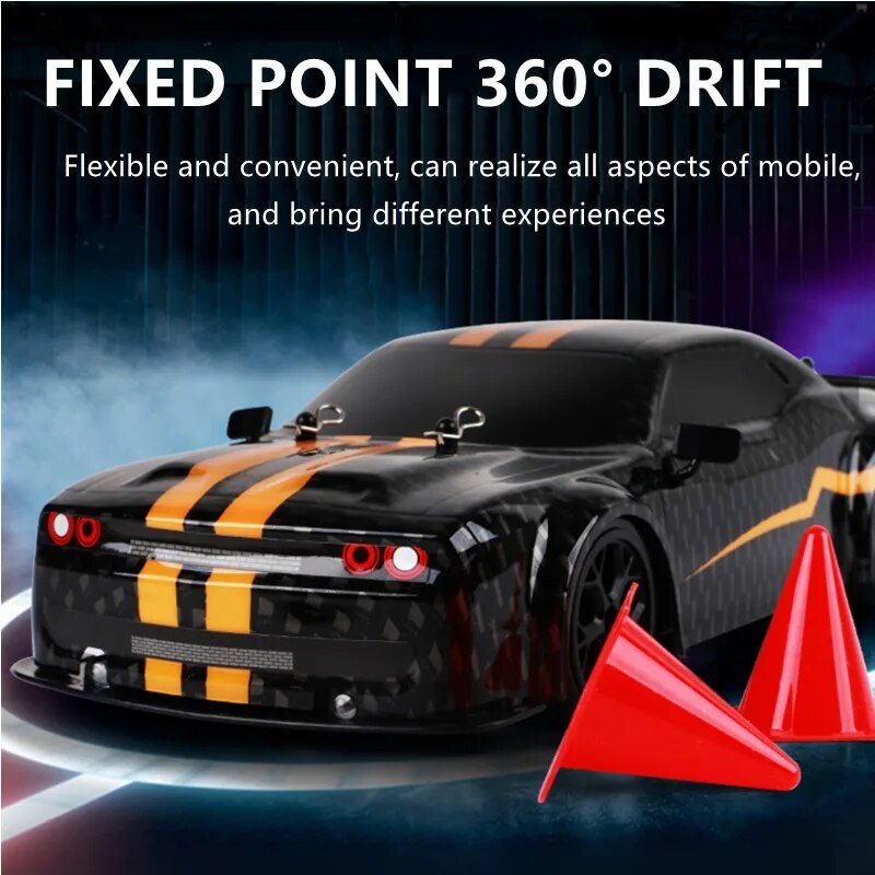 High-Speed 4WD RC Drift Car, 1:14 Scale, 30KM/H, 2.4G Remote