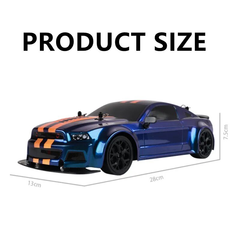 High-Speed 4WD RC Drift Car, 1:14 Scale, 30KM/H, 2.4G Remote