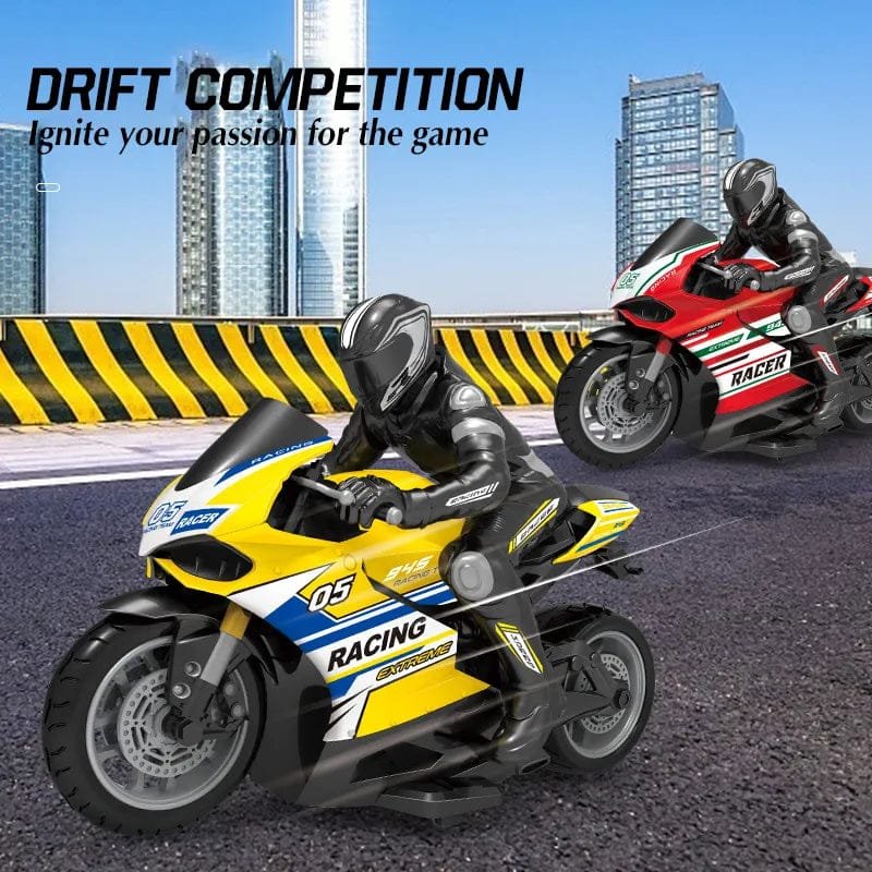 1:10 Scale Ducati RC Motorcycle - 35M Range, 4CH Off-Road Toy
