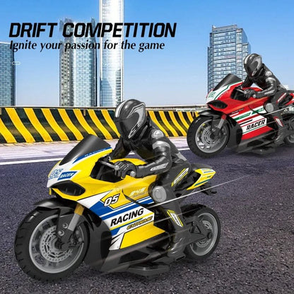1:10 Scale Ducati RC Motorcycle - 35M Range, 4CH Off-Road Toy