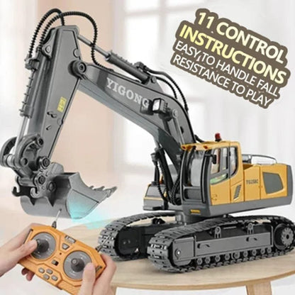RC Excavator Dumper - 2.4G Remote Control Engineering Toy