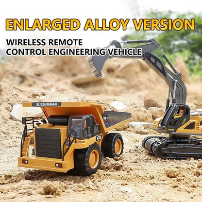 RC Excavator Dumper - 2.4G Remote Control Engineering Toy