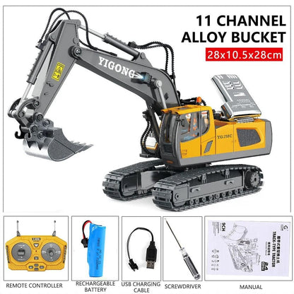 RC Excavator Dumper - 2.4G Remote Control Engineering Toy
