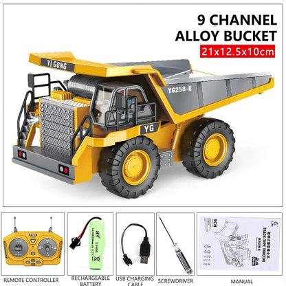 RC Excavator Dumper - 2.4G Remote Control Engineering Toy