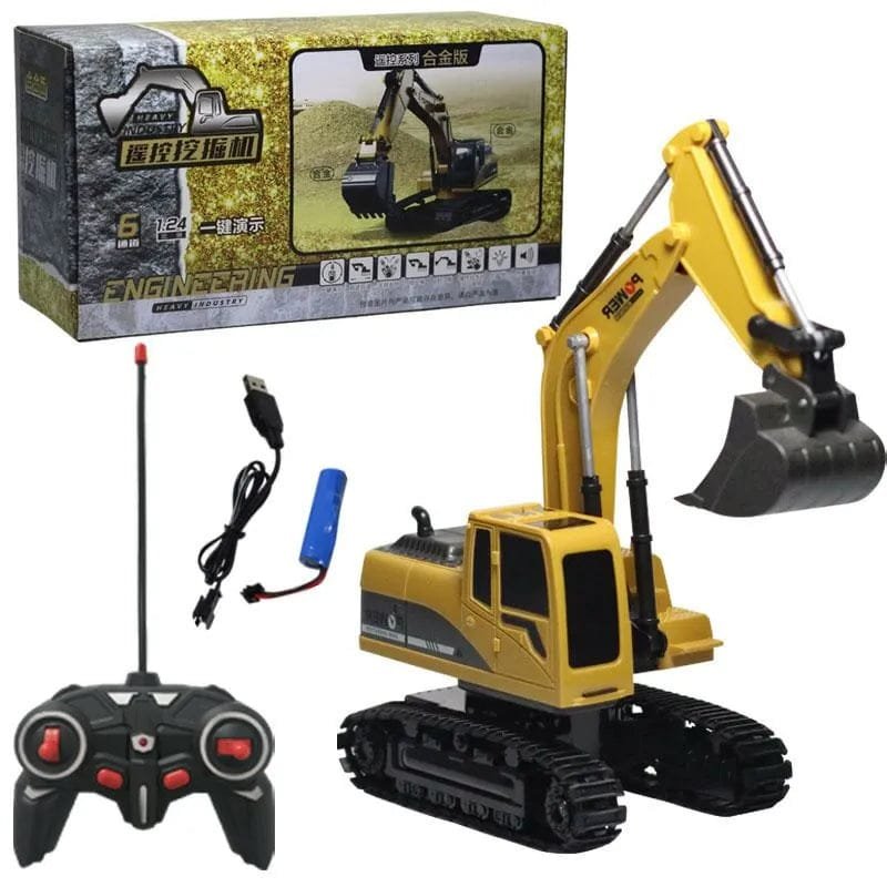 RC Excavator Dumper - 2.4G Remote Control Engineering Toy