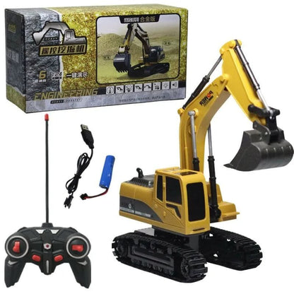 RC Excavator Dumper - 2.4G Remote Control Engineering Toy