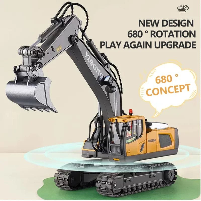 RC Excavator Dumper - 2.4G Remote Control Engineering Toy