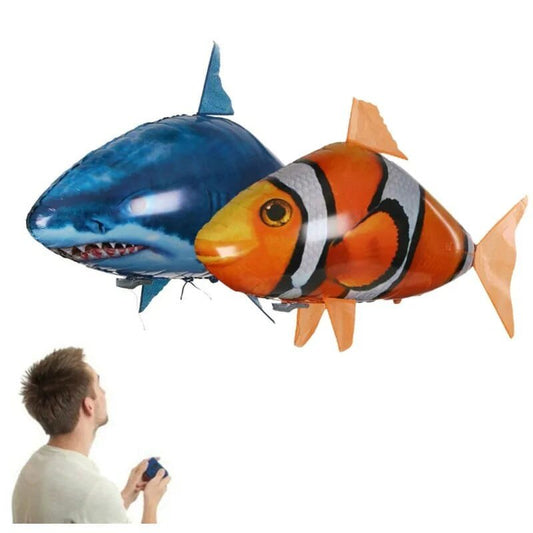 RC Flying Shark Balloon - Infrared Remote Control Toy for Kids
