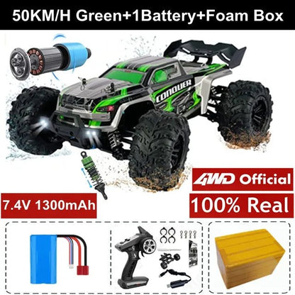 4WD RC Off-Road Drift Car - Super Brushless 50/80KM/h Toy