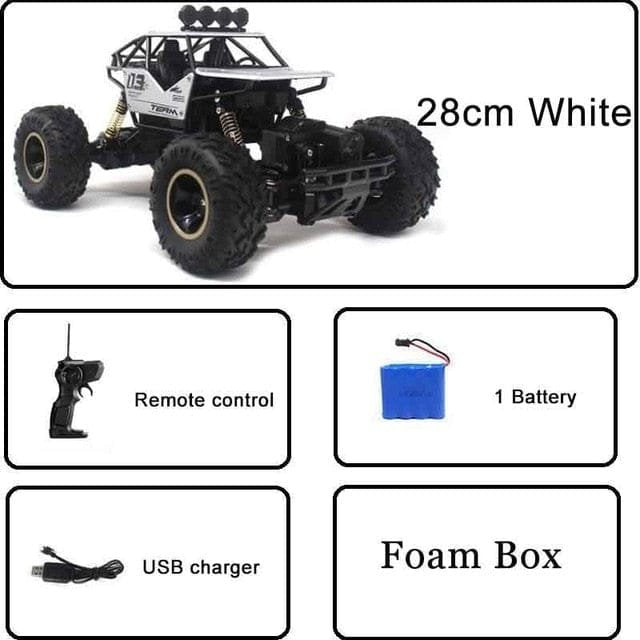 1:12 High-Speed 4WD RC Car - 37cm Off-Road Electric Vehicle