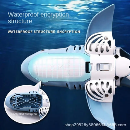Smart RC Shark & Whale Spray Water Toy - Remote Control Fish Robot