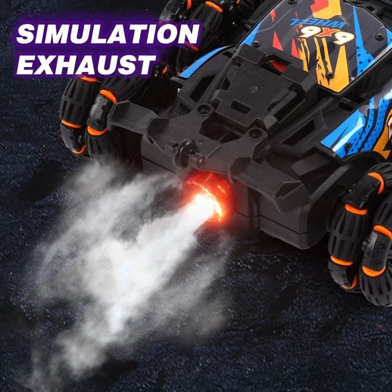 Six-Wheel RC Spray Drift Car - Twisting Stunt Toy for All