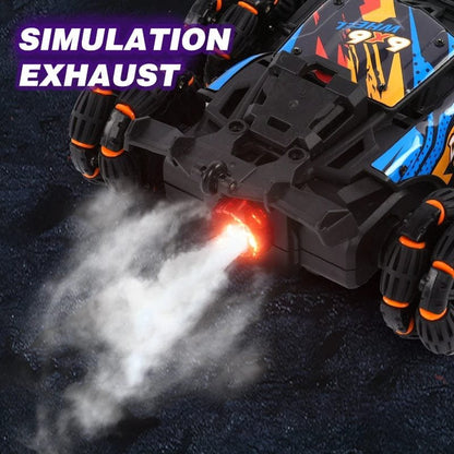 Six-Wheel RC Spray Drift Car - Twisting Stunt Toy for All