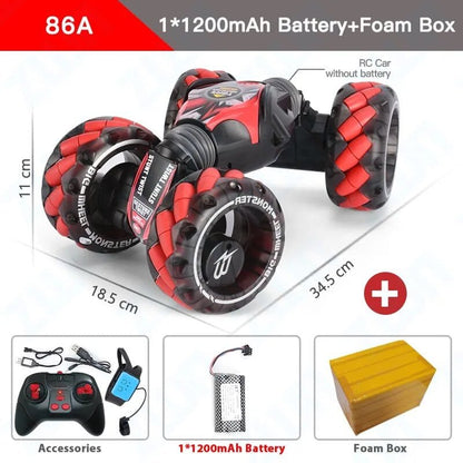 1:12/1:16 4WD RC Car with Radio, Gesture Control & Light, Kids Toy