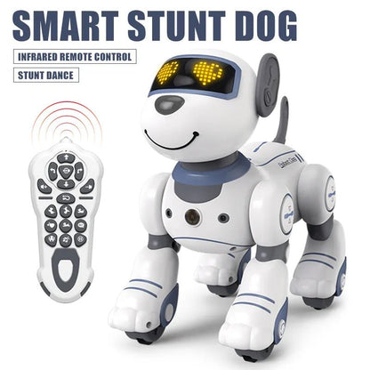 Funny RC Stunt Dog - Voice Command Robot Toy for Kids