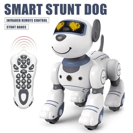 Funny RC Stunt Dog - Voice Command Robot Toy for Kids